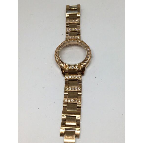 Fossil Watch Parts Men’s Women’s Bracelet Case Clasp Links Band 15mm V705 - Picture 1 of 10